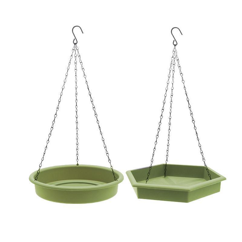 Outdoor Garden Hanging Bird Feeder Garden Automatic Hummingbird Water Feeder - Grey