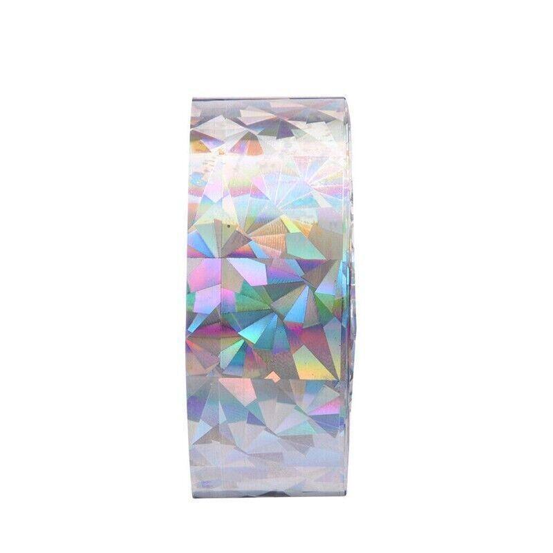 80m Reflective Bird Repellent Tape Double-Sided Flash Ribbon for Garden and Orchard