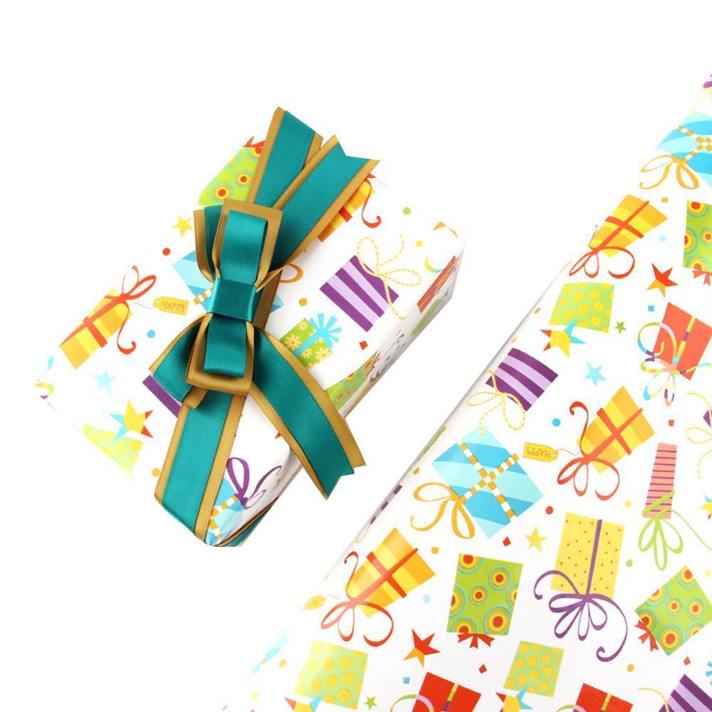 20pcs Cute Animal Cartoon Gift Wrapping Paper for Toys Bookskin and Crafts - Cute smiley face-20PCS