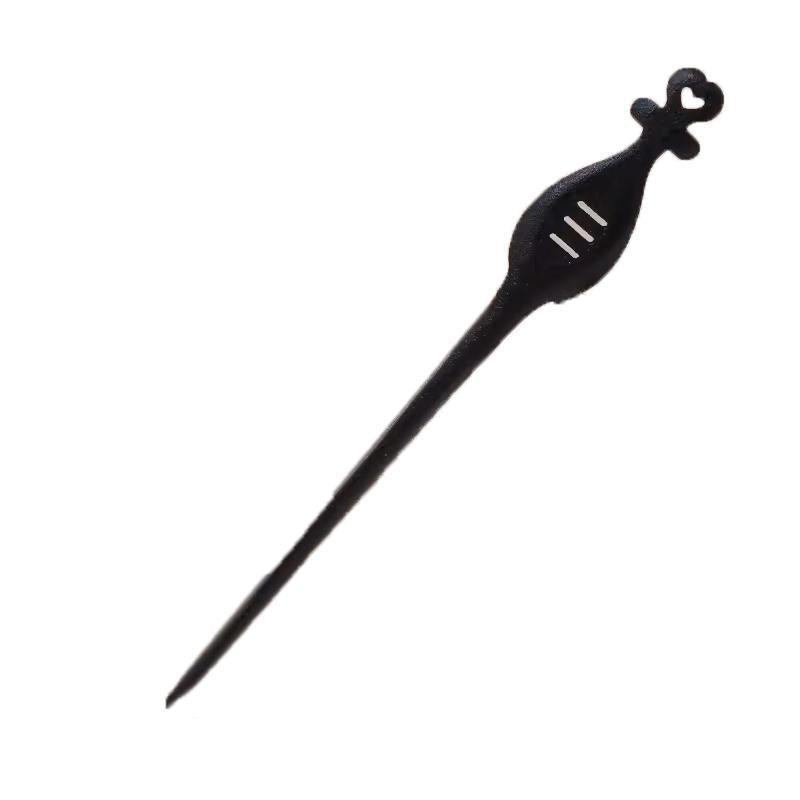 Retro Wooden Carved Hair Sticks Women Hairpin Barrette Chopsticks Accessories - D