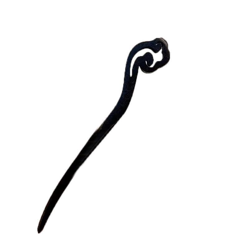 Retro Wooden Carved Hair Sticks Women Hairpin Barrette Chopsticks Accessories - H
