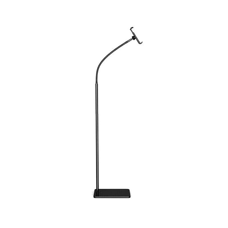 Adjustable Floor/Desk Stand Bed Lazy Mount Holder Arm Bracket For Phone Tablet - 12-18cm Black(Desk Stand)