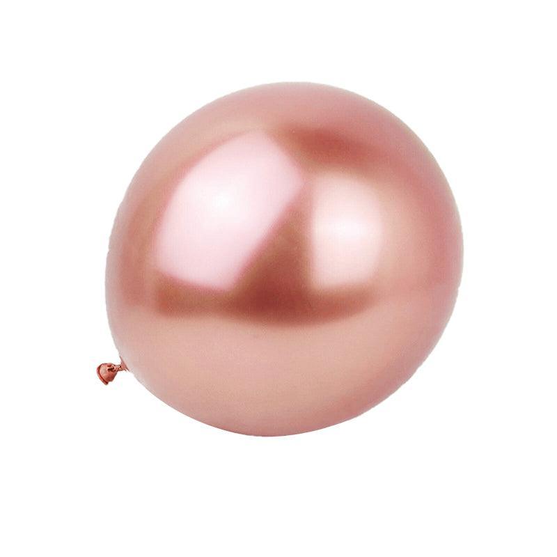 Metallic Latex Balloons 12 Inch Chrome Party Balloons for Birthday Wedding Decoration - Blue 50PCS