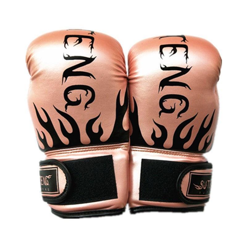 2PCS PU Boxing Training Gloves for Young Beginners Suitable for Ages 3-12 - Pearly Gold