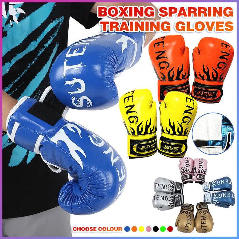 2PCS PU Boxing Training Gloves for Young Beginners Suitable for Ages 3-12 - Pearly Pink