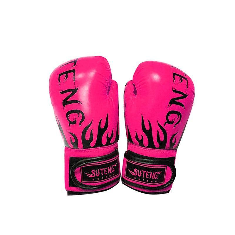2PCS PU Boxing Training Gloves for Young Beginners Suitable for Ages 3-12 - Red