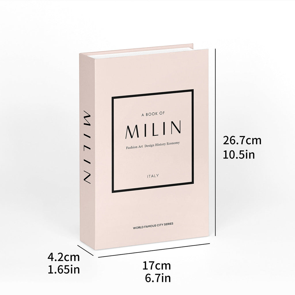 3 PCS Modern Decorative Books Set Foldable Fake Books for Display City Theme - C