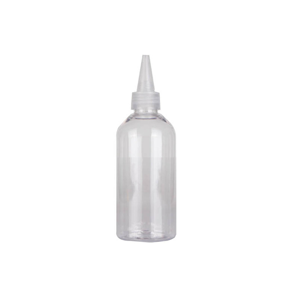 100pcs Needle Tip Plastic Bottles Transparent Squeeze Dispensing Bottle DIY Tool - 100ml