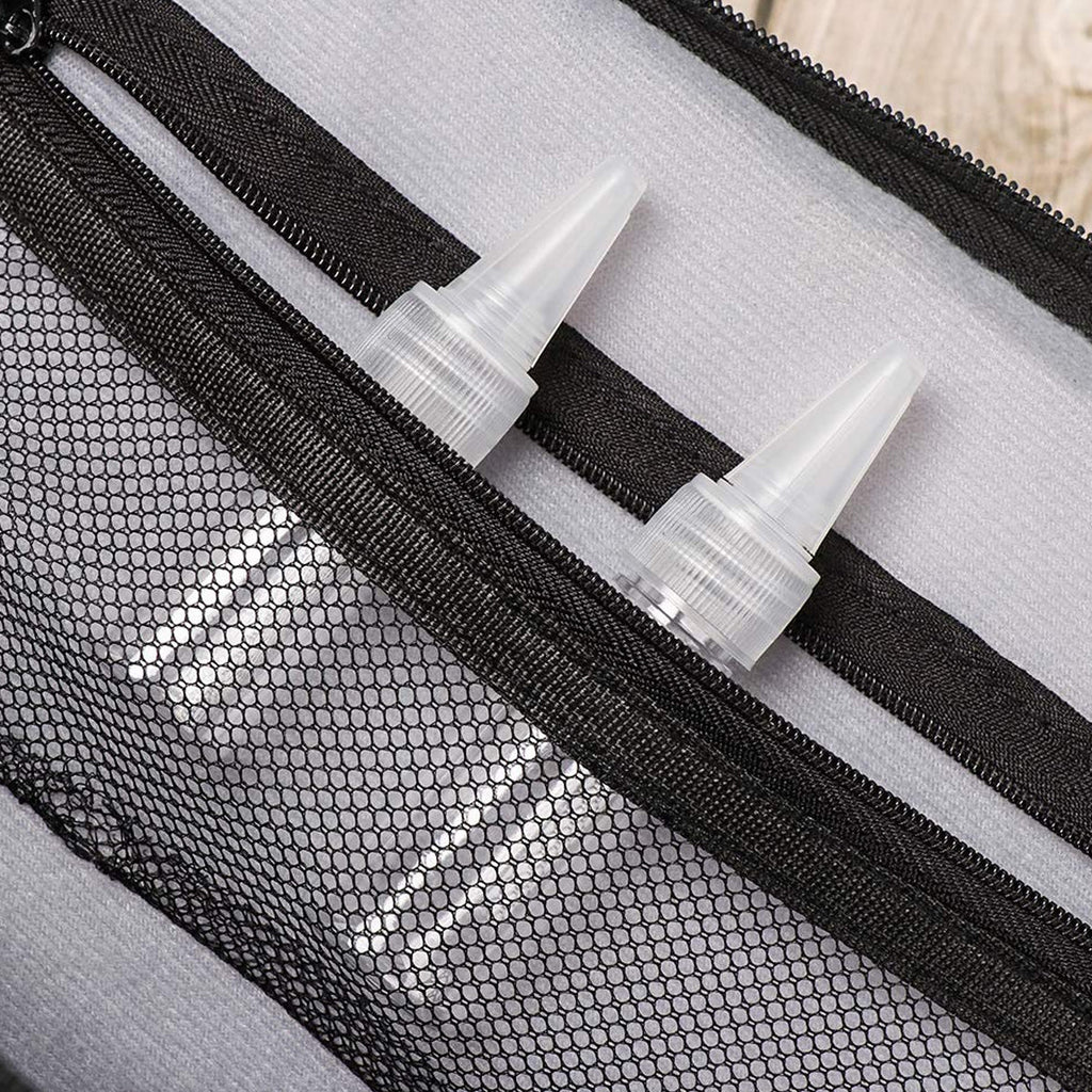100pcs Needle Tip Plastic Bottles Transparent Squeeze Dispensing Bottle DIY Tool - 50ml