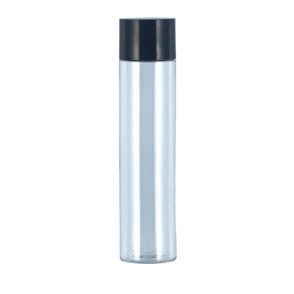 50/100/150ml Plastic Toner Lotion Bottles Refillable Travel Cosmetic Containers - White Lid + Transparent Bottle - 100ml