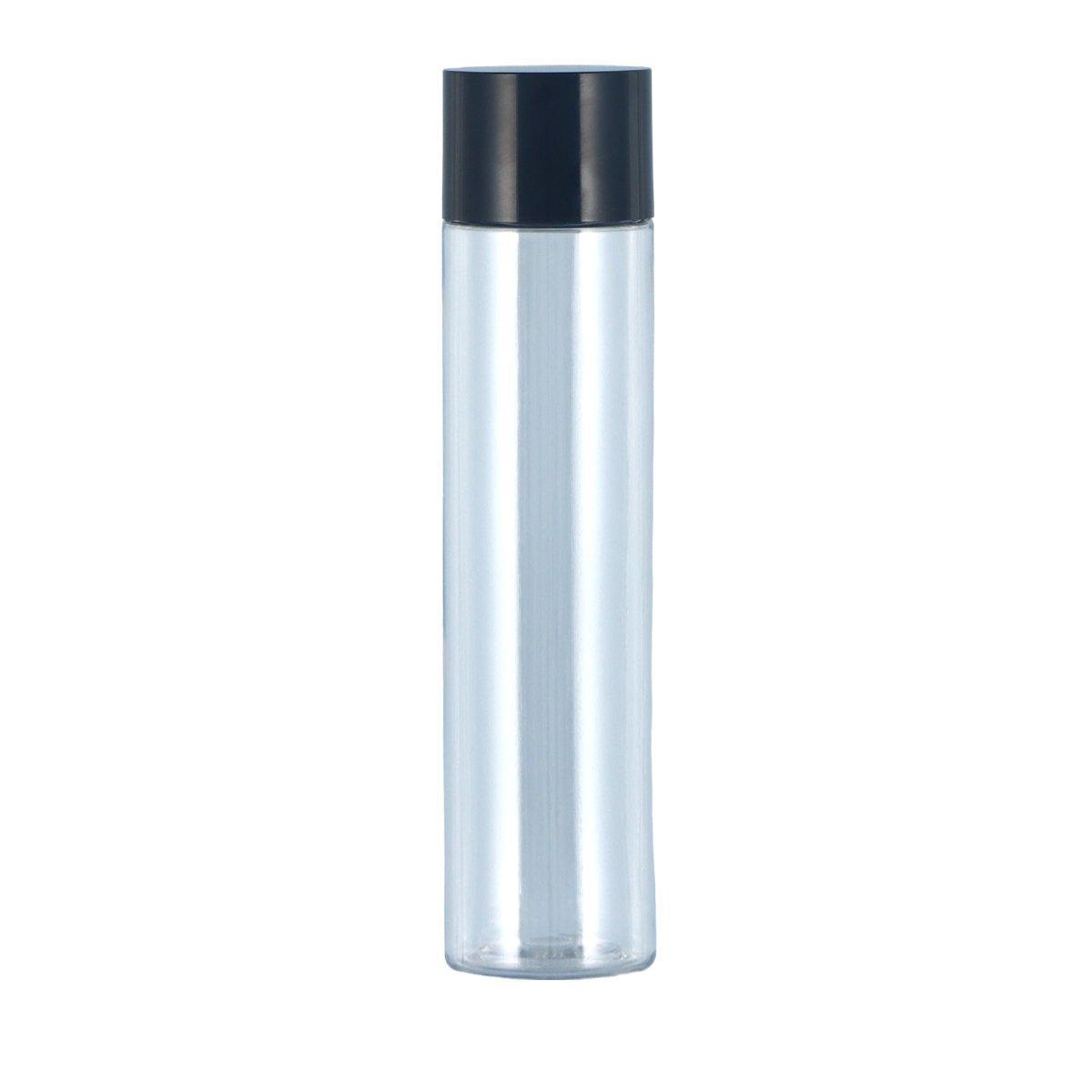 50/100/150ml Plastic Toner Lotion Bottles Refillable Travel Cosmetic Containers - White Lid + Transparent Bottle - 100ml