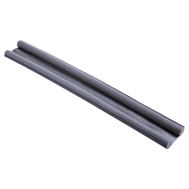 Door Bottom Seal Draft Stopper Guard Threshold Sealing Strip Wind Dust Protector - Brown