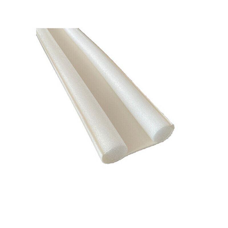 Door Bottom Seal Draft Stopper Guard Threshold Sealing Strip Wind Dust Protector - Brown