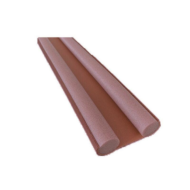Door Bottom Seal Draft Stopper Guard Threshold Sealing Strip Wind Dust Protector - White