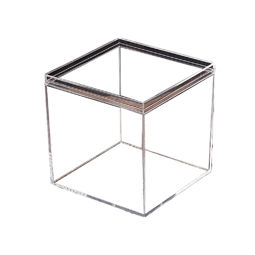 10pcs Clear Acrylic Plastic Boxes Square Storage Containers for Food  Small Item - 10pcs-85-85-85