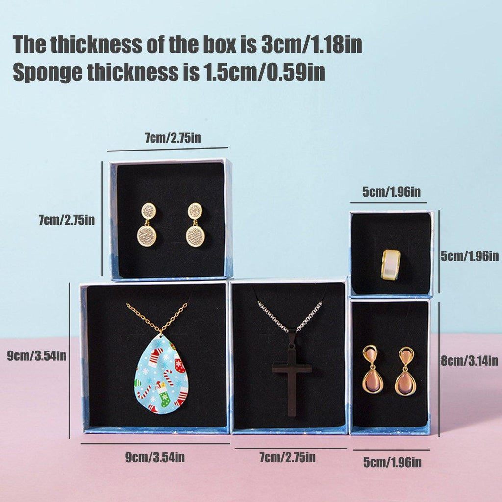 20PCS Cloud Jewelry Box Earrings Necklace Ring Bracelet DisplayOrganizer - 5*5*3cm（Box）