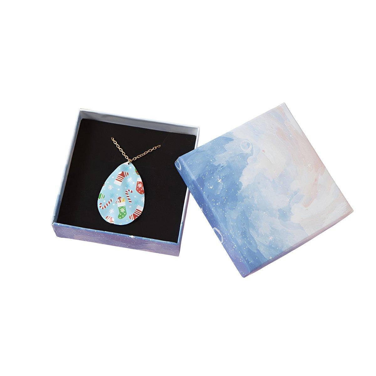 20PCS Cloud Jewelry Box Earrings Necklace Ring Bracelet DisplayOrganizer - 7*9*3cm（Box）