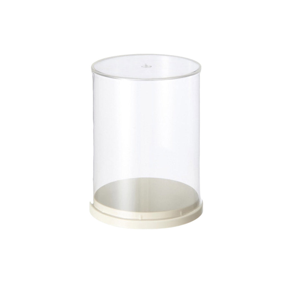 2pcs Clear Acrylic Display Case Transparent Box for Collectibles Dolls Figures - M