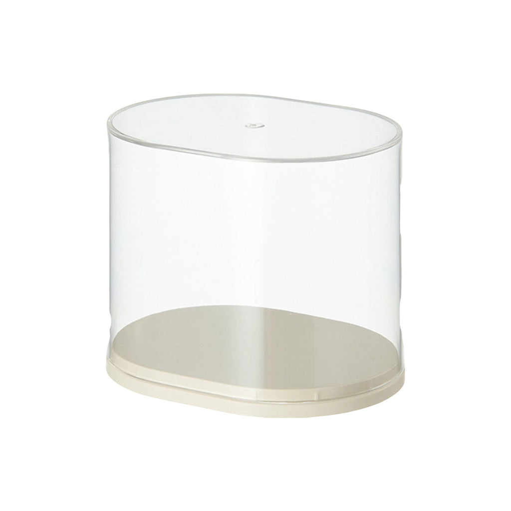 2pcs Clear Acrylic Display Case Transparent Box for Collectibles Dolls Figures - M