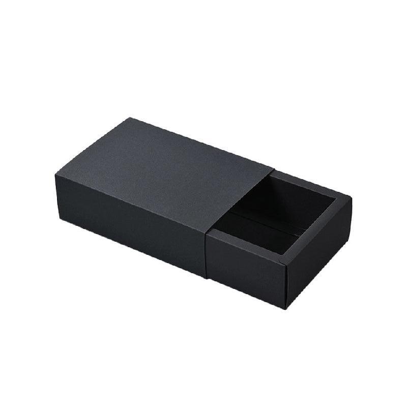 25X Black Kraft Paper Drawer Jewelry Package Necklace Bracelet Gift Package box - 28.5*10*6-25pcs