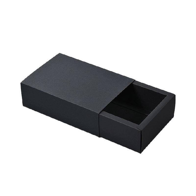 25X Black Kraft Paper Drawer Jewelry Package Necklace Bracelet Gift Package box - 28.5*10*6-25pcs