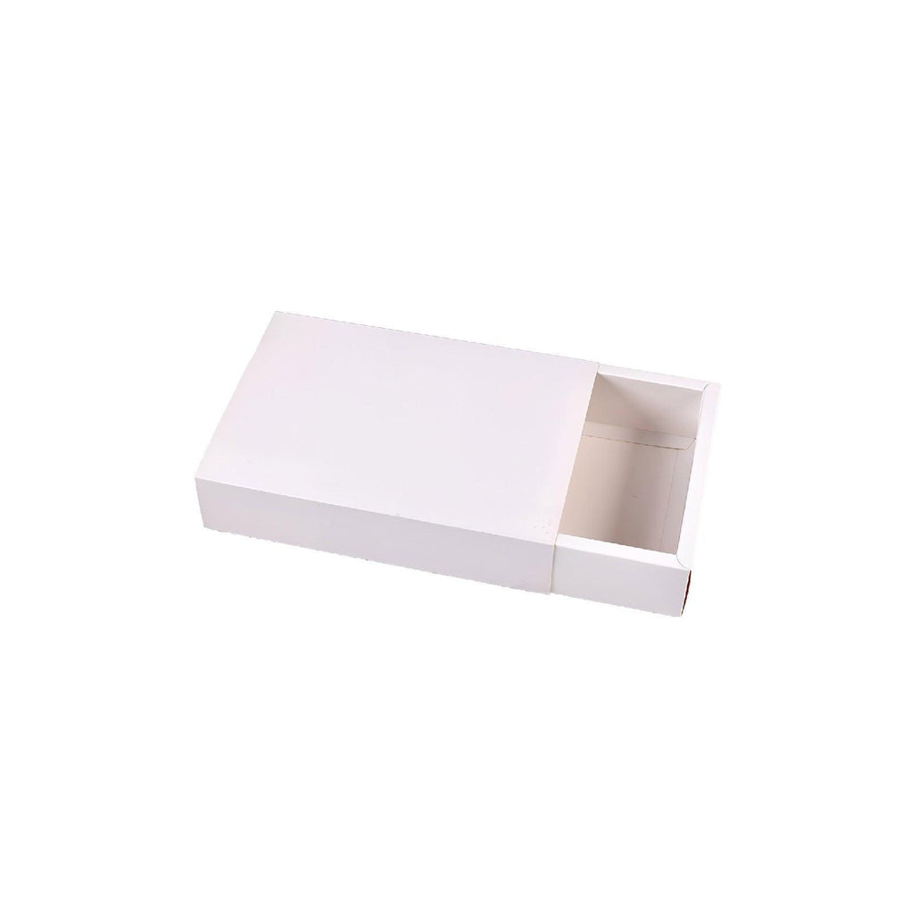 25X White Kraft Paper Drawer Jewelry Package Necklace Bracelet Gift Package box - 20.5*15.5*4-25pcs