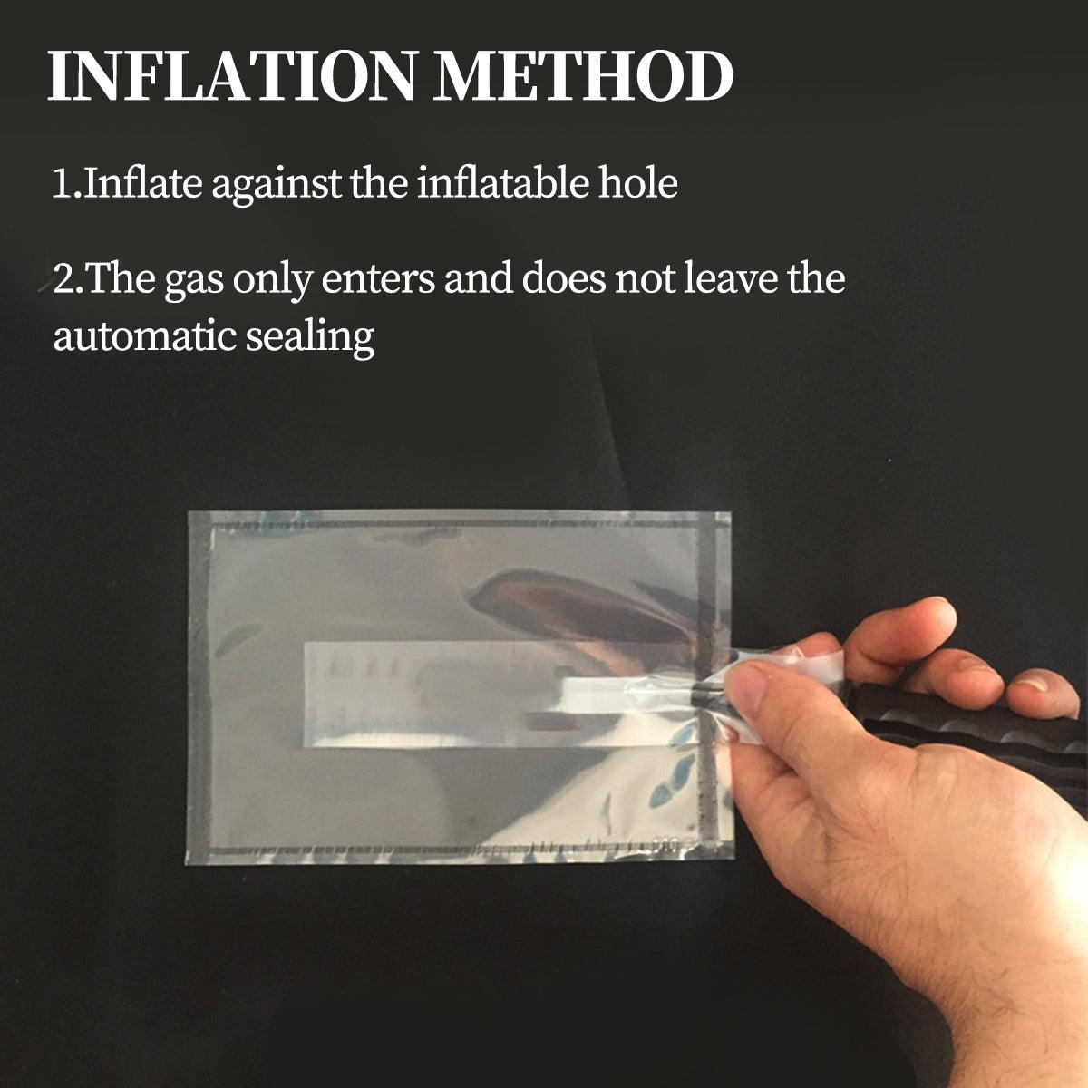 100pcs Inflatable Air Column Bag Bubble Wrap Cushion Packaging Buffer Filling - 20x20cm