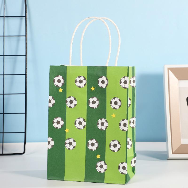 30PCS Fashion Ball Kraft Paper Gift Bag Festivals gift tote bag Party Favor Bag - Building-Blocks-30pcs