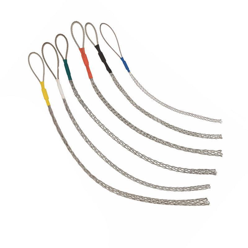 Stainless Steel Cable Pulling Sock Wire Grip Tool for NBN Telstra Ducting 6 Sizes - Yellow(20-25MM)