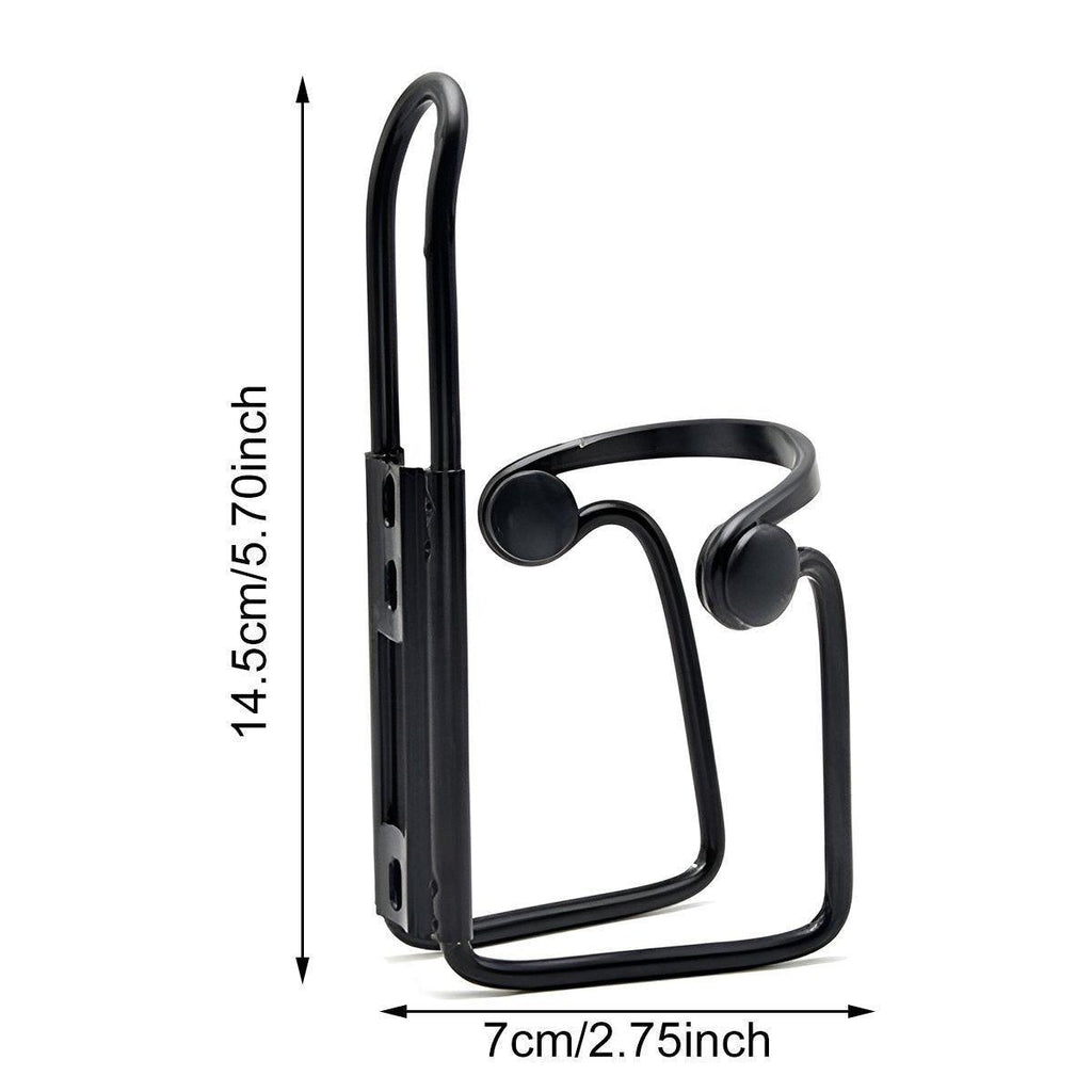 Durable Aluminum Alloy Water Bottle Holder for MTB Bike Bicycle Cycling Cage - Black