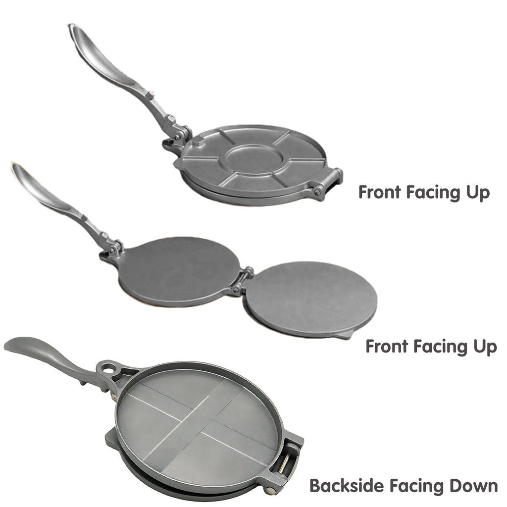 16/20cm Premium Tortilla Press Flat Bread Maker Taco Roti Chapati Health Food - Black-16cm