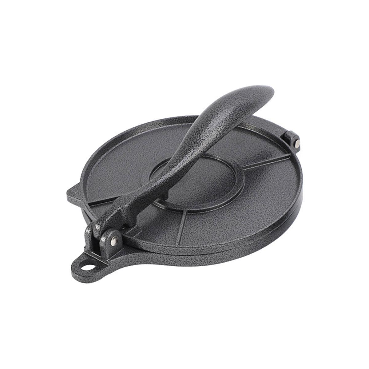 16/20cm Premium Tortilla Press Flat Bread Maker Taco Roti Chapati Health Food - Black-20cm