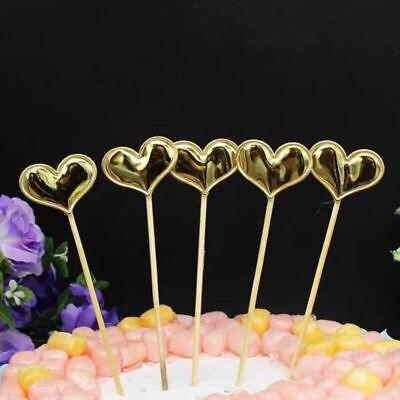 Happy Birthday Acrylic Cake Topper Cake Decoration Golden Silver Party - Rose Red-Star