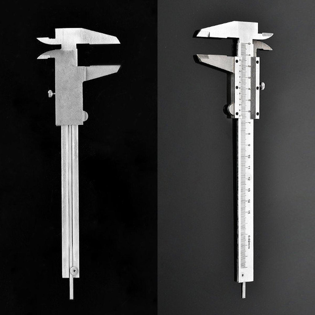 Stainless Steel Vernier Caliper 200mm Micrometer Measuring Tool Gauge Ruler