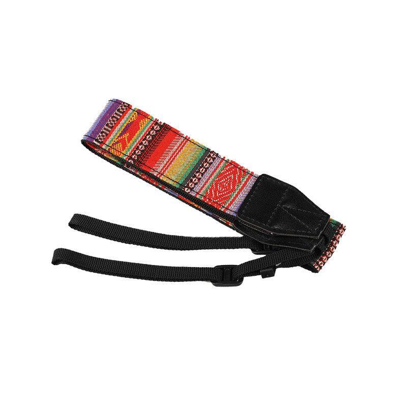 Camera Strap Compatible With Sony Nikon Olympus Dslr Canon Vintage Shoulder Neck - Red