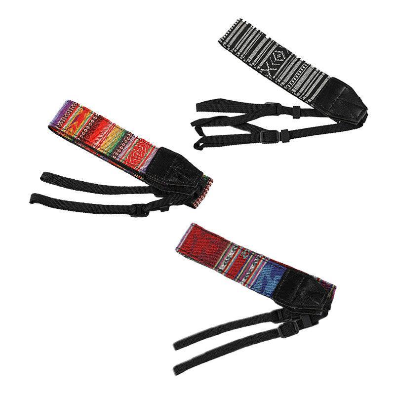 Camera Strap Compatible With Sony Nikon Olympus Dslr Canon Vintage Shoulder Neck - Blue