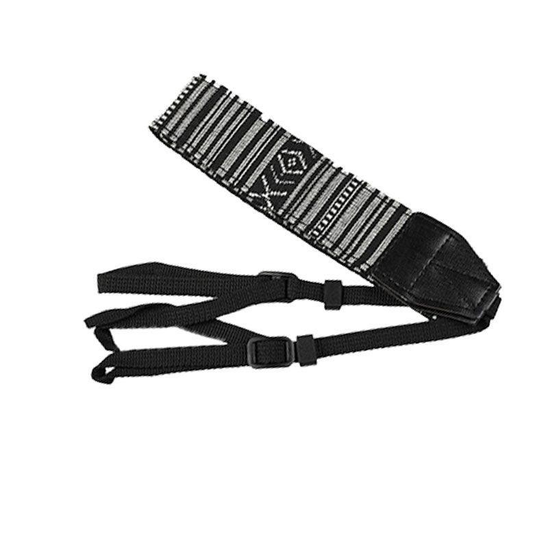 Camera Strap Compatible With Sony Nikon Olympus Dslr Canon Vintage Shoulder Neck - Blue