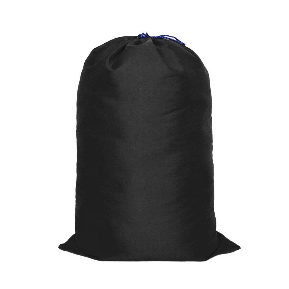 Canvas Drawstring Large Bag Pouch Clothes Craft Storage Laundry - Green-74X120cm