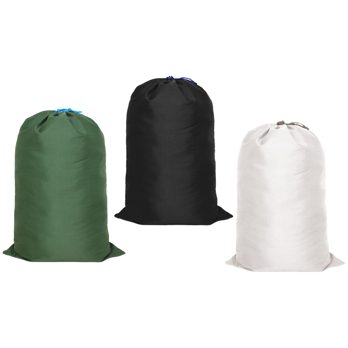 Canvas Drawstring Large Bag Pouch Clothes Craft Storage Laundry - White-48X80cm