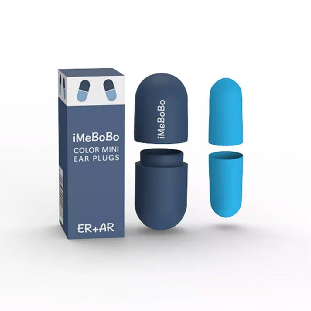 1/2/4 Pairs Soundproof Capsule Earplugs Noise Reduction Ear Plugs for Sleeping - 2pairs-Blue