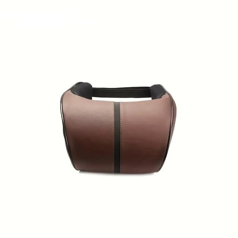 Car Headrest Neck Pillow for Comfortable Travel Support Memory Foam Car Pillow - Black