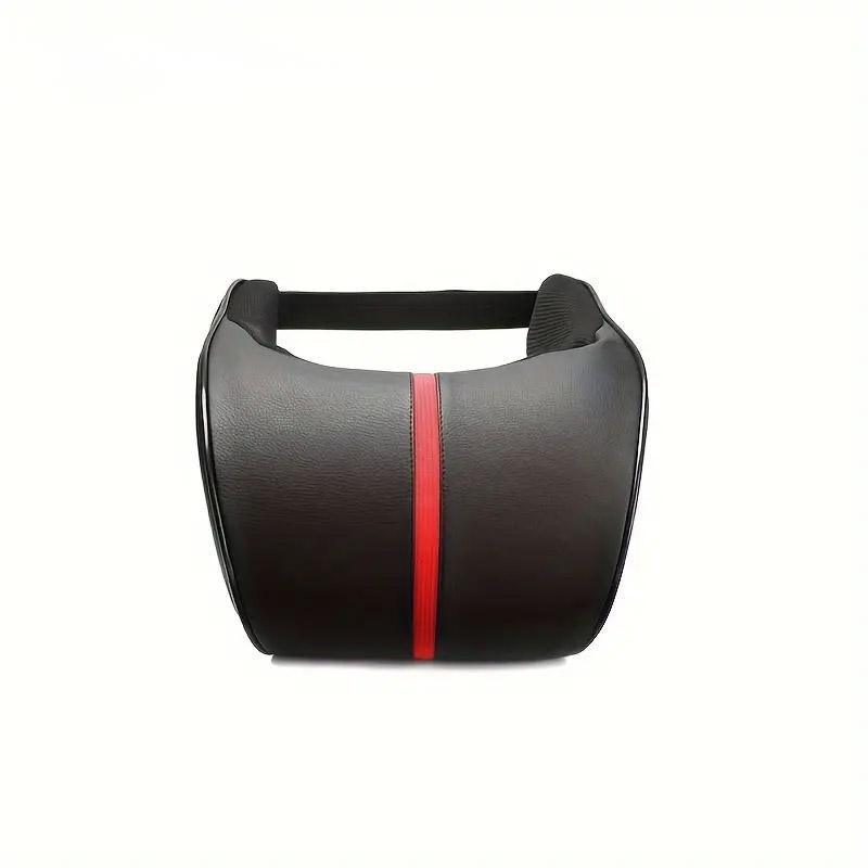 Car Headrest Neck Pillow for Comfortable Travel Support Memory Foam Car Pillow - Black