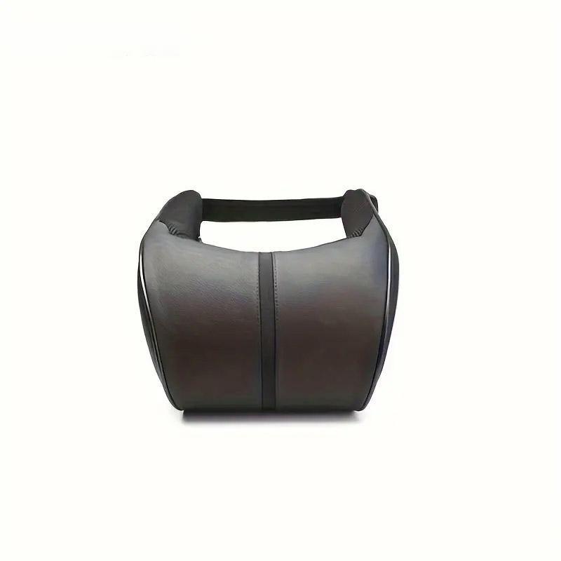 Car Headrest Neck Pillow for Comfortable Travel Support Memory Foam Car Pillow - Black