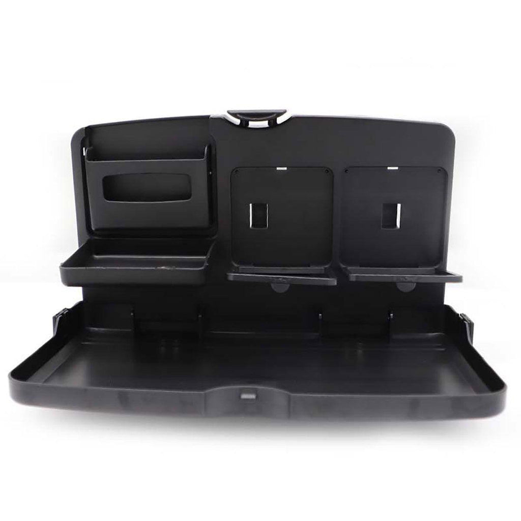 Foldable Back Seat Tray Table Multifunctional Car Organizer with Drink and Laptop Holder