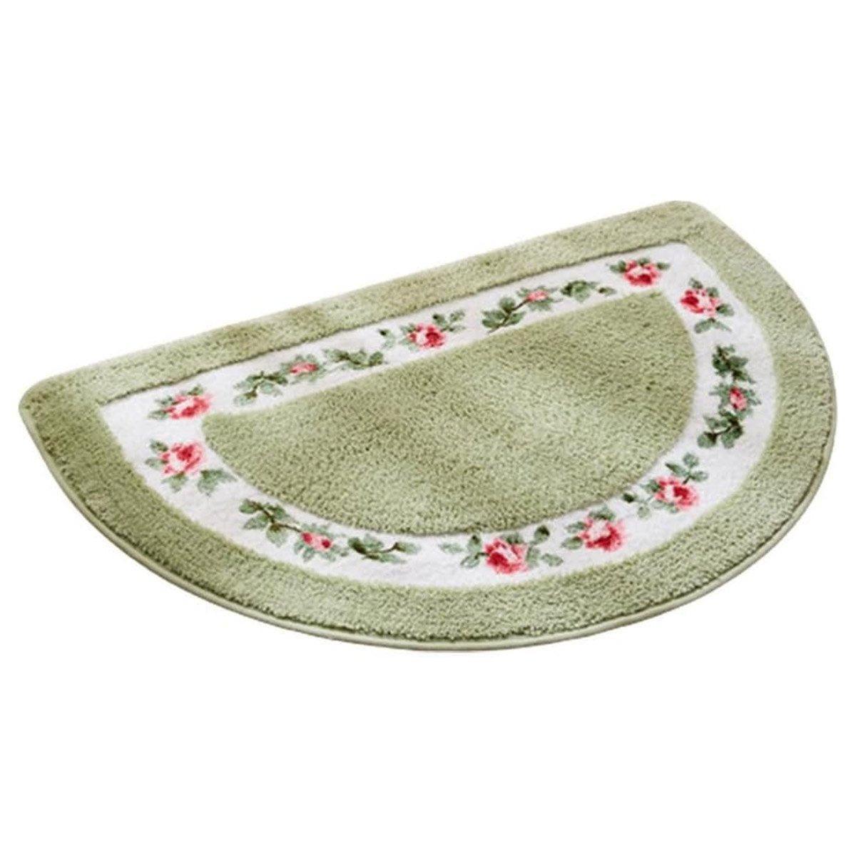 Non Slip Entry Mat Indoor Outdoor Mat Washable Foot Mat Foyer Bedroom - Green