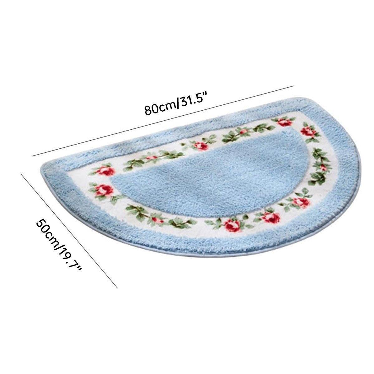 Non Slip Entry Mat Indoor Outdoor Mat Washable Foot Mat Foyer Bedroom - Red