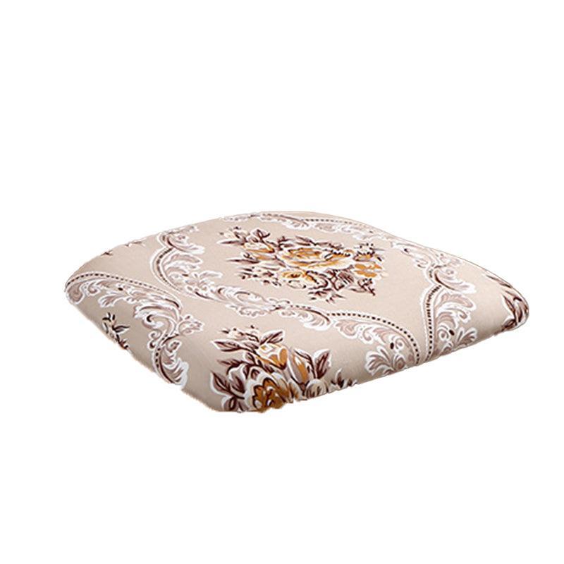 Stretch Dining Chair Seat Covers Removable Seat Cushion Slipcovers Protector - D