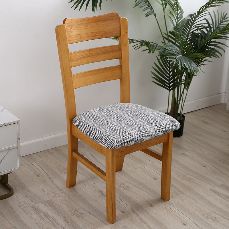 Stretch Dining Chair Seat Covers Removable Seat Cushion Slipcovers Protector - H