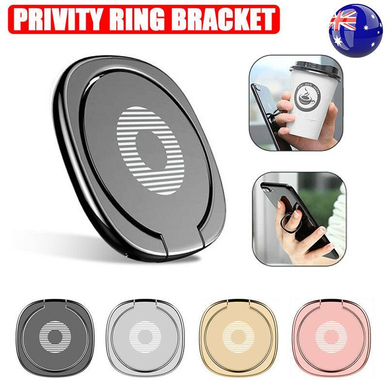 Iring Phone Ring Finger Holder Stand Mobile Grip with Mount Hook for iPhone and iPad - Rose Gold