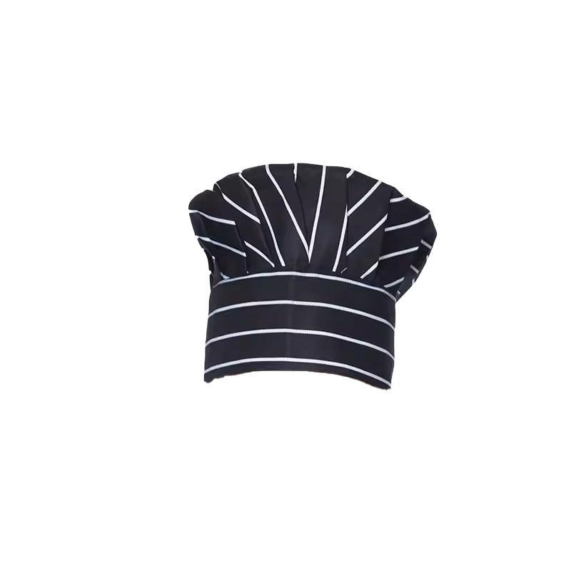 Adjustable Chef Cap with Elastic Band for Kitchen Cooking Baking Catering Use - White